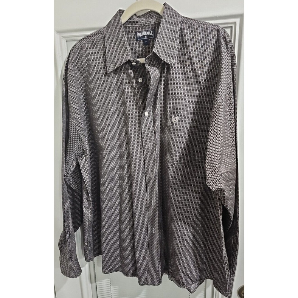 Panhandle‎ Brown Mens WestMoor MFG Shirt Size XL